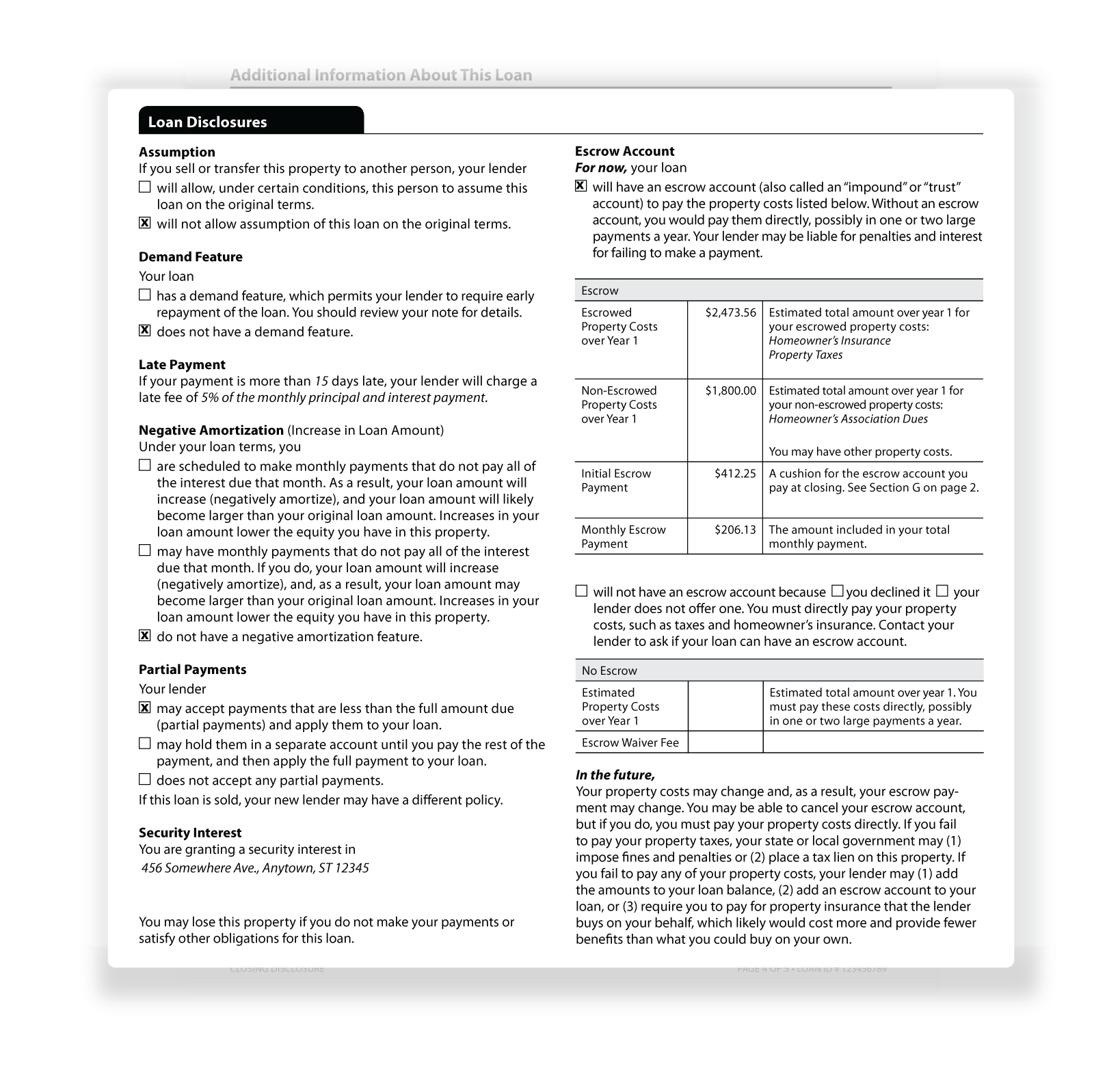 closing-disclosure-loan-disclosures